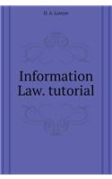 Information Law. Tutorial