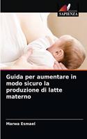 Guida per aumentare in modo sicuro la produzione di latte materno