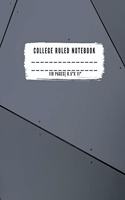 College Ruled Notebook