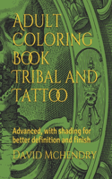 Adult Coloring Book Tribal and Tattoo