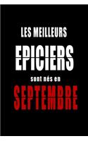 Les Meilleurs Epiciers sont nés en Septembre carnet de notes