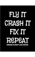 Drone Flight Log Book: Numbered Drone Pilot Log Book, Drone Flight, and Maintenance Logbook for Serious Hobbyist, students, Professional Drone Pilots & Operators