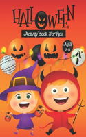 Halloween Activity Book for Kids Ages 2-5