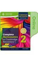 Complete Mathematics for Cambridge Lower Secondary Book 2: Online Student Book