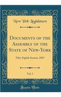 Documents of the Assembly of the State of New-York, Vol. 3: Fifty-Eighth Session, 1835 (Classic Reprint)