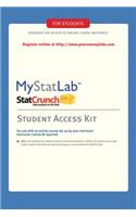 Mylab Statistics -- Standalone Access Card