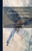 Anthology of Magazine Verse for 1920