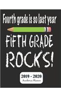 Fifth Grade Rocks 2019 - 2020 Academic Planner