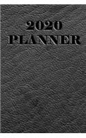 2020 Planner: The Organizer for Busy People - Leather Black