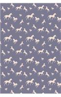 Horse Pattern - Horsback Riding 12: Graph Paper 5x5 Notebook for Horse Girls and Horsback Riders