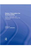 Higher Education for Sustainability
