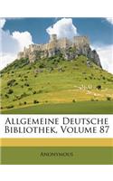 Allgemeine Deutsche Bibliothek, Volume 87