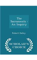 The Sacraments