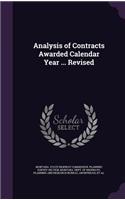 Analysis of Contracts Awarded Calendar Year ... Revised