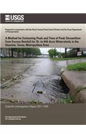 Method for Estimating Peak and Time of Peak Streamflow from Excess Rainfall for 10-to 640-Acre Watersheds in the Houston, Texas, Metropolitan Area