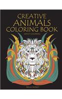 Creative Animals Coloring Book: The Mindfulness Animal Coloring Book for Adults