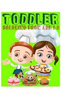 Toddler Coloring Book Age 1-3