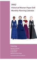 2017 Historical Women Paper Doll Monthly Planner