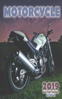 Motorcycle 2019 Mini Wall Calendar (UK Edition)