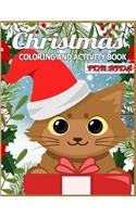 Christmas Coloring and Activity Book for Kids: Children's Christmas Gift or Present for Toddlers & Kids - 50 Beautiful Pages to Color with Holiday Season, Christmas, and Silly Snowman & More!