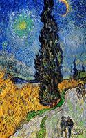 Vincent van Gogh Agenda 2020: Route de Campagne en Provence la Nuit - Planificateur Annuel - Postimpressionisme - Peintre Néerlandais - Avec Calendrier 2020 (12 Mois)