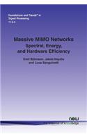 Massive MIMO Networks: Spectral, Energy, and Hardware Efficiency