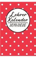 Lehrer Kalender 2019 / 2020: Lehrerkalender 2019 2020 - Lehrerplaner A5, Lehrernotizen & Lehrernotizbuch für den Schulanfang