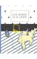 His Word is a Lamp: Daily Bible Study Workbook for Kids