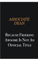 Associate Dean because freeking awsome is not an official title: Writing careers journals and notebook. A way towards enhancement