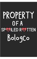 Property Of A Spoiled Rotten Bologco: Lined Journal, 120 Pages, 6 x 9, Bologco Dog Gift Idea, Black Matte Finish (Property Of A Spoiled Rotten Bologco Journal)