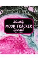 Monthly Mood Tracker Journal: 8.5 x 11 Mood Tracking Workbook Pages For Writing
