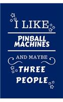 I Like Pinball Machines And Maybe Three People