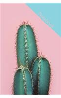 Notebook: Cacti Succulent Graph Paper Notebook Journal 120 Page Softcover - 5 Squares Per Inch Graph Paper - 6x9 Blank 5x5 Graph Workbook for Math & Science, 