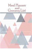 meal planner and grocery list: Meal planner and grocery list: size 7x10 inch 120 pages weekly meal planner, Week Menu Planner with Grocery List, Organizer, Booklet, Meal Planning 