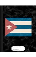 Cuban Flag of Cuba Composition Notebook