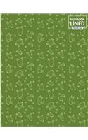 Notebook Lined: Notebook Cute Cactus: Notebook blank paper ruled: Notebook Journal Diary, 110 Lined pages, 8.5" x 11"