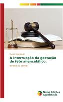 A interrupção da gestação de feto anencefálico