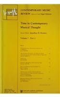 Time in Contemporary Musical Thought