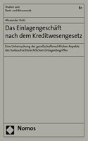 Das Einlagengeschaft Nach Dem Kreditwesengesetz