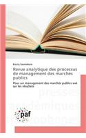 Revue Analytique Des Processus de Management Des Marchés Publics