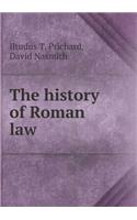 The History of Roman Law