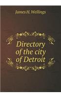 Directory of the city of Detroit