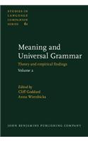 Meaning and Universal Grammar