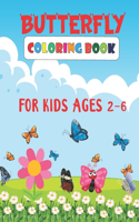 Butterfly Coloring Book for Kids Ages 2-6