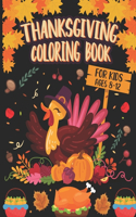 Thanksgiving Coloring Book For Kids Ages 8-12