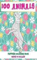 Pattern Coloring Book - 100 Animals - Under 10 Dollars
