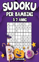 Sudoku per bambini 5-7 anni: 200 Sudoku semplici per bambini - con soluzioni (edizione di Halloween)