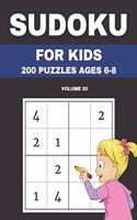 Sudoku For Kids 200 Puzzles Ages 6-8 Volume 20