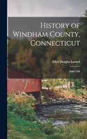 History of Windham County, Connecticut