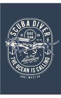 Scuba Diver Notebook